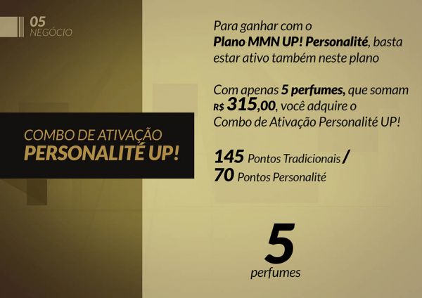 Combo de Ativação Personalité UP!